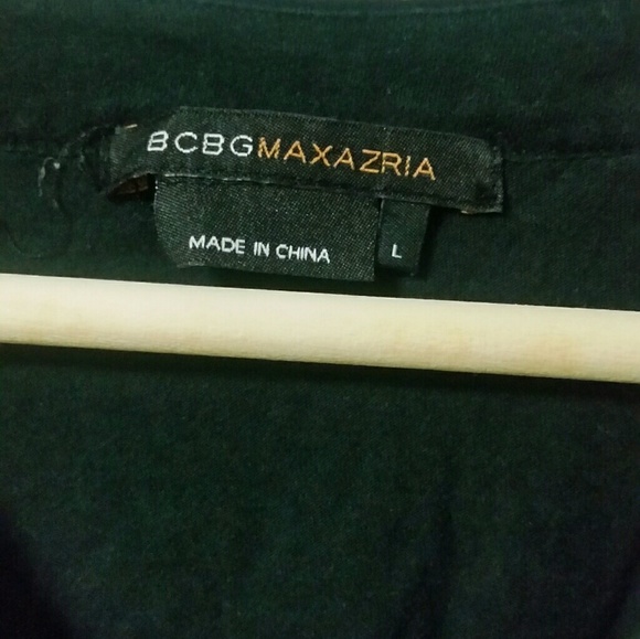 BCBG MAXAZRIA black embroidered top - Picture 3 of 3