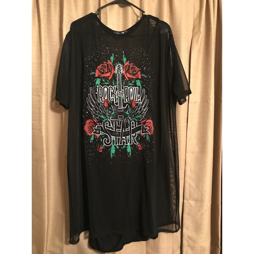 Sheer Tshirt Dress
