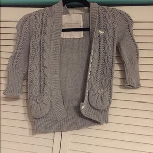 Abercrombie kids Large gray cardigan