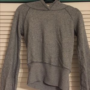gray converse sweater with hoodie