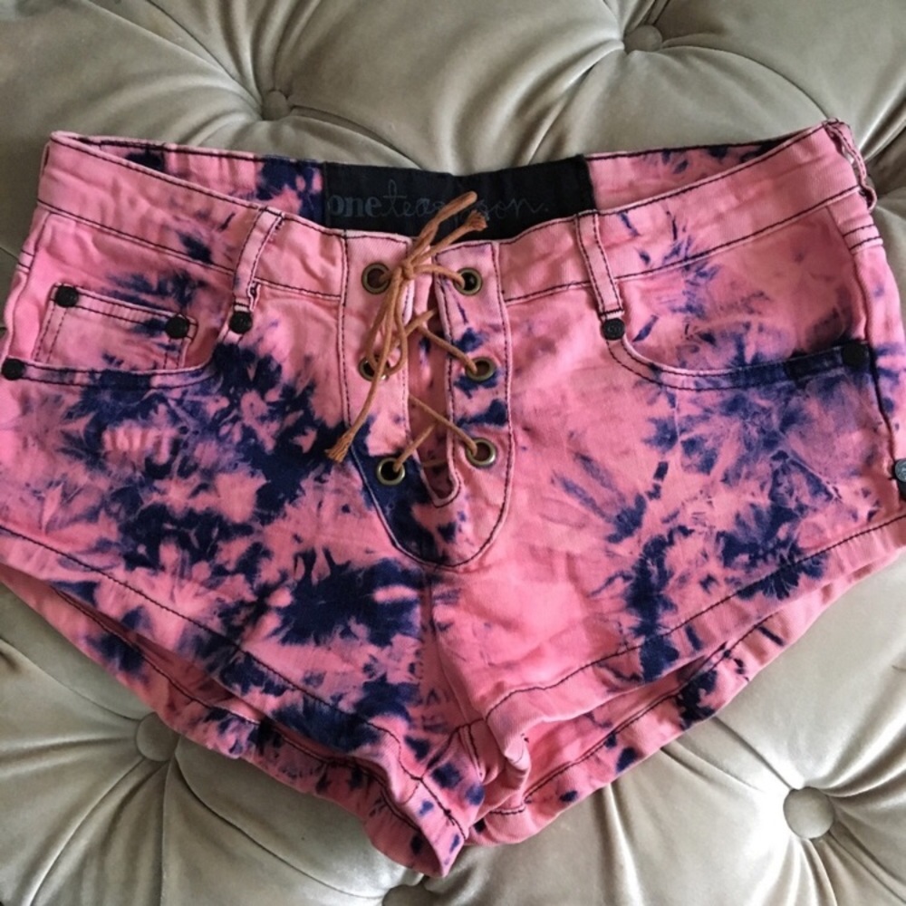 One Teaspoon Tie Dye Shorts