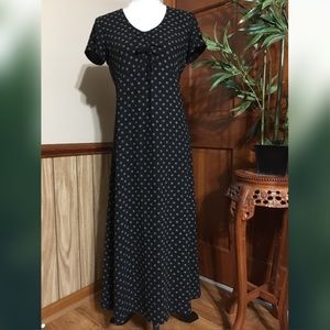 Liz Claiborne Black Maxi Dress Size 8 Petite