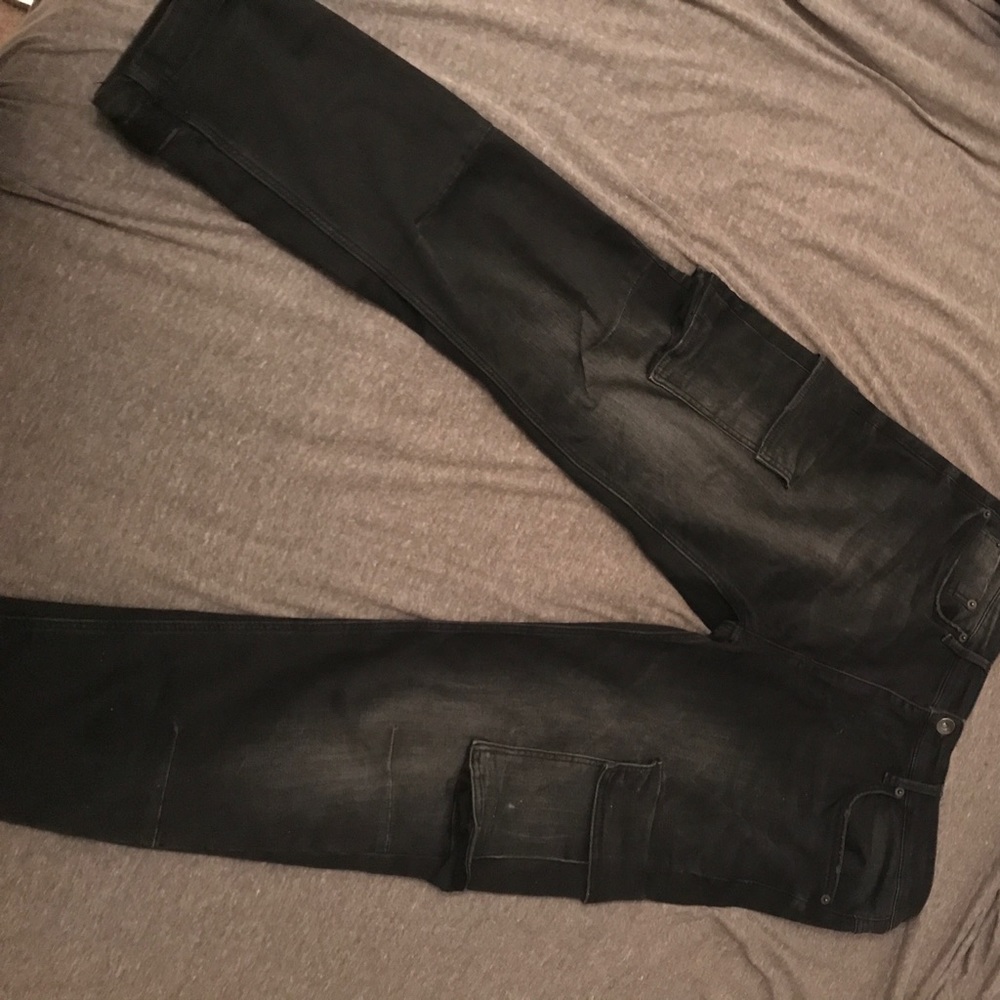 Zara men cargo denim jogger