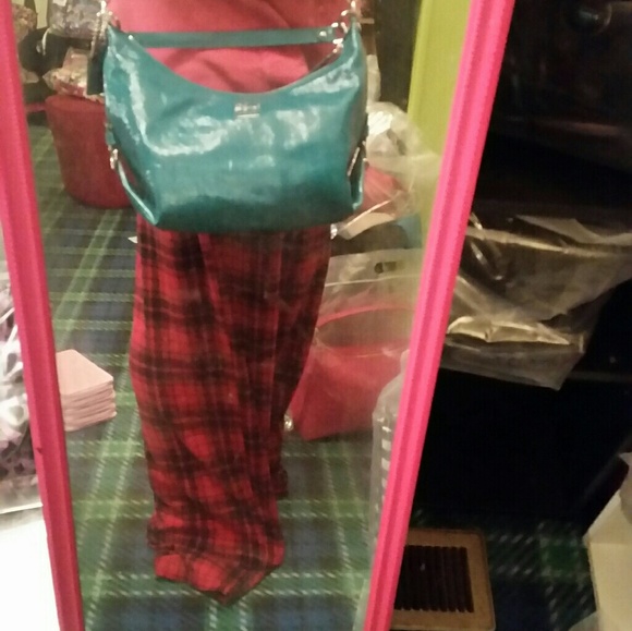 Coach patent green crossbody/shoulder purse EEUC! - Picture 4 of 5