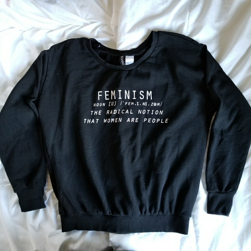 H&M feminism sweater