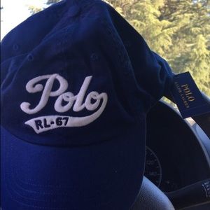 Navy Blue RL-67 Polo Hat