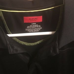 Black ALFANI Polyester Slim Fit Shirt