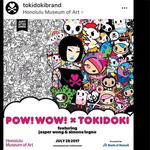 Tokidoki x pow! Wow! Hawaii signed shirt