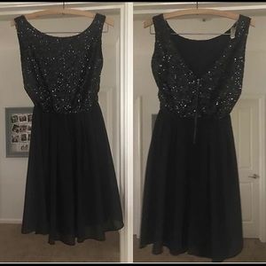 Black sparkle dress