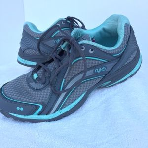Women's RYKA SKY WALK Sneaker Dark Gray/Teal