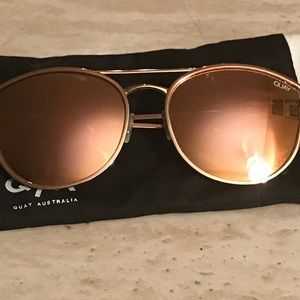 Quay Australia Cherry Bomb sunglasses gold