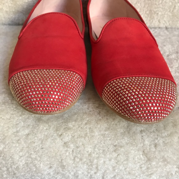 BNWT STUART WEITZMAN studded LINGO smoking loafers - Picture 6 of 8