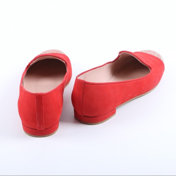 BNWT STUART WEITZMAN studded LINGO smoking loafers - Picture 7 of 8