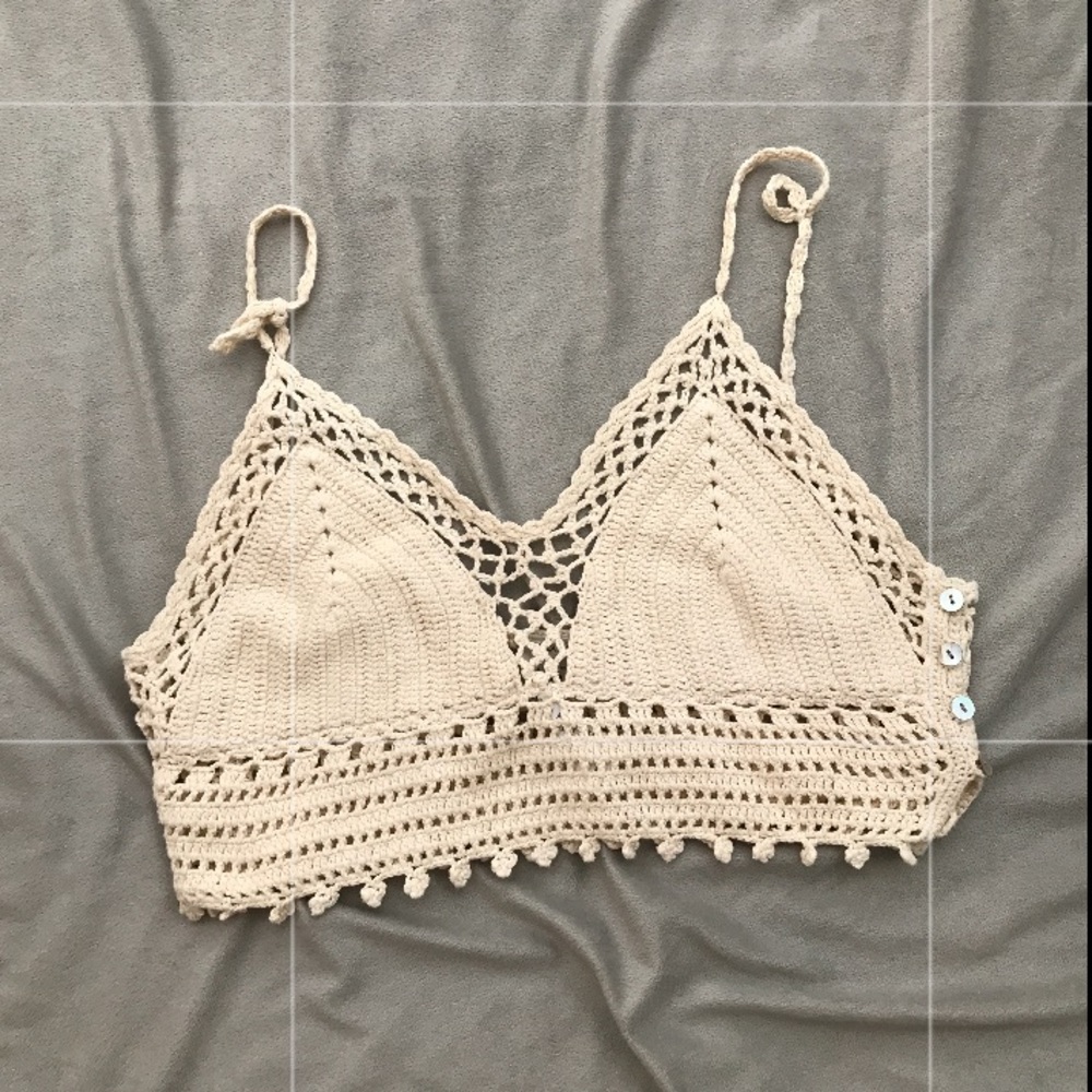 Crochet crop top