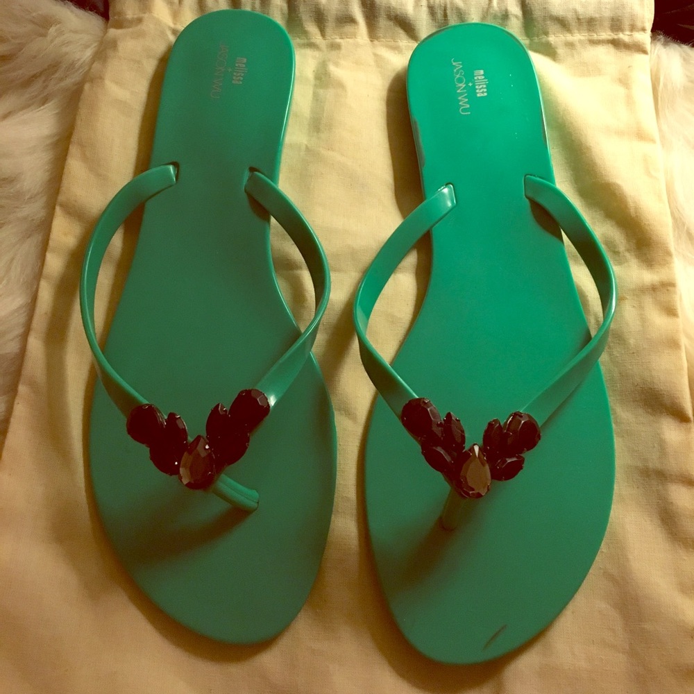 Cute jelly slippers by Melissa + Jason Wu