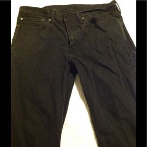 Men's Levi's black jeans 514 34 x 34