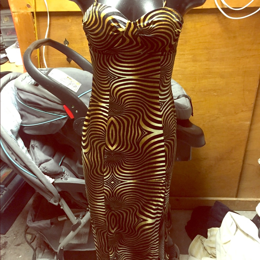 Spaghetti strap mod dress