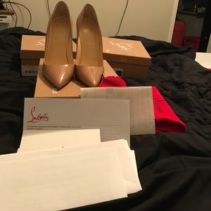 Christian Louboutins So Kate Nude Size 40.5