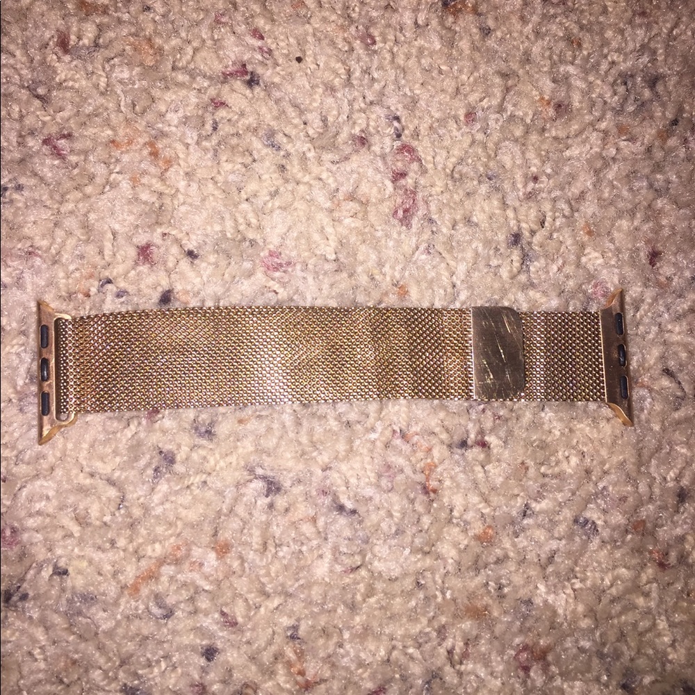 Gold Apple Watch band