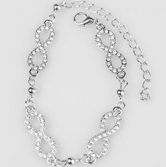 Infinity diamond bracelet - Picture 2 of 2