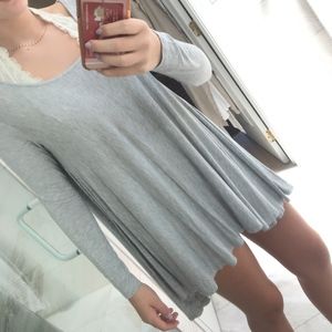 Cute Long Sleeve Flowy Dress/Top from UO