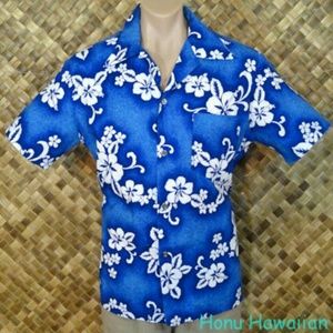 70s MADE IN HAWAII mens HAWAIIAN Shirt. Large