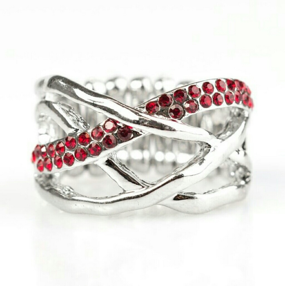 Ruby cross ring
