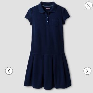 3 Girls' Tennis Shirt Uniform in Navy (Target)