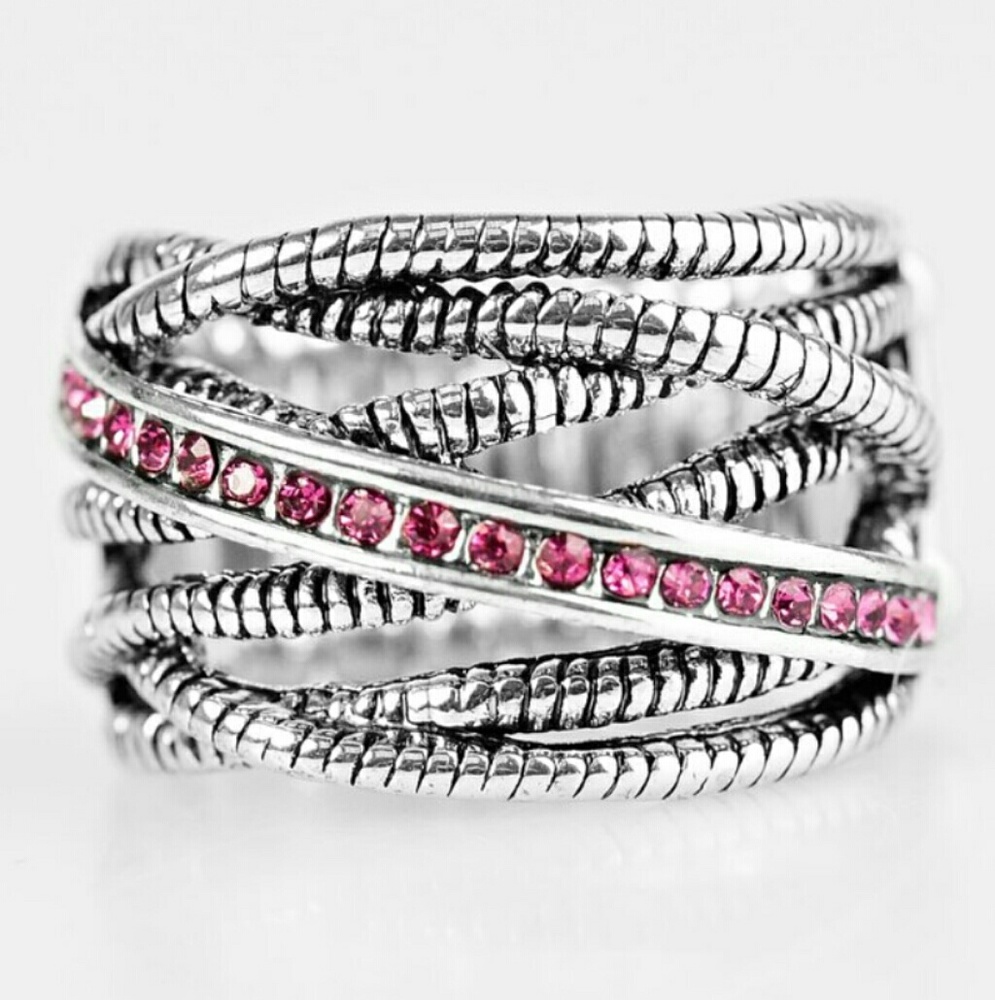 Pink diamond ring