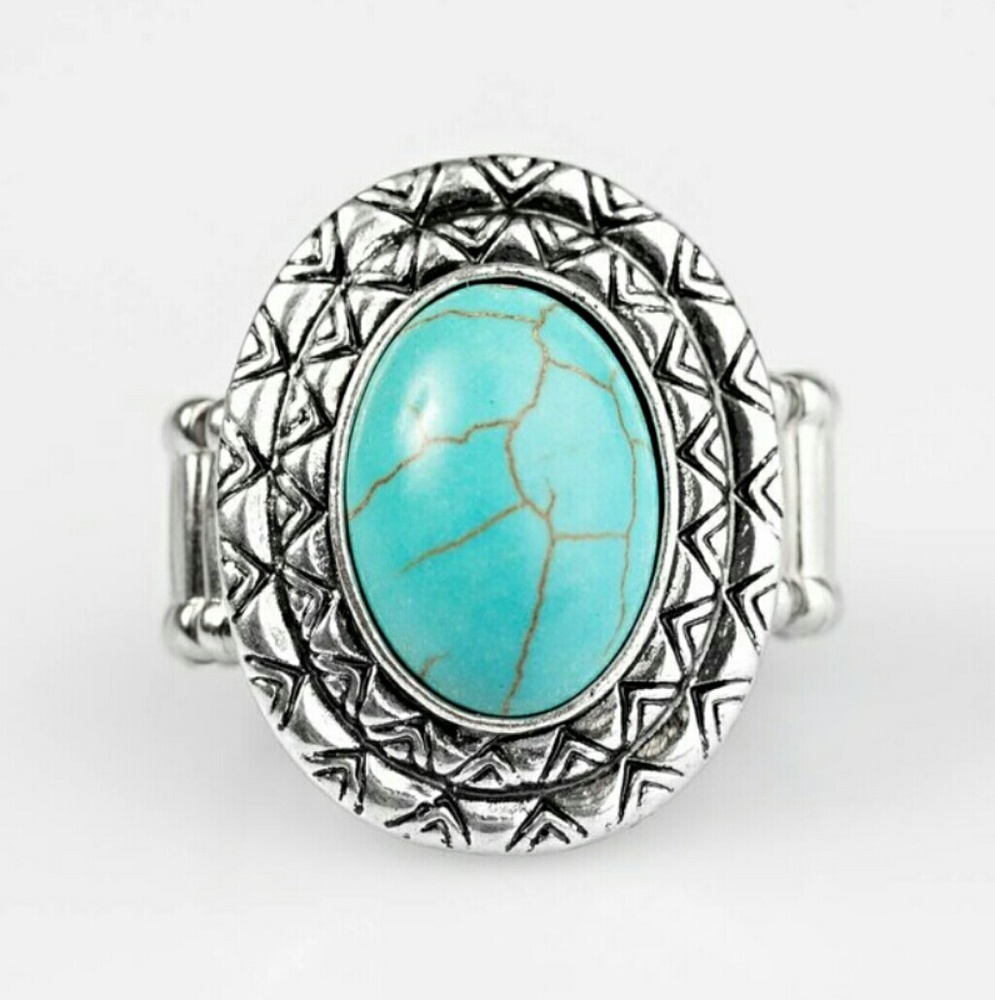 Turquoise silver ring