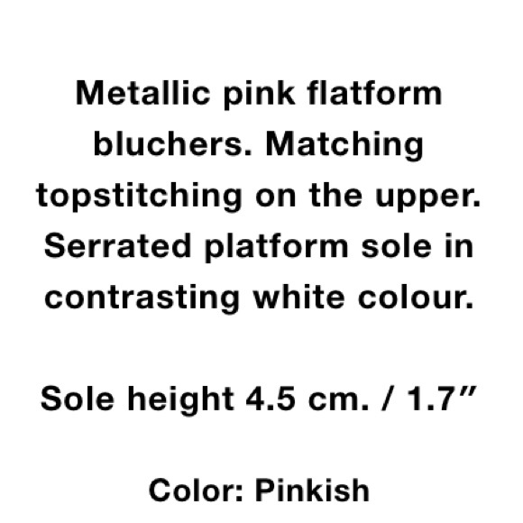 ZARA METALLIC PLATFORM BLUSHER BRAND NEW - Picture 5 of 5