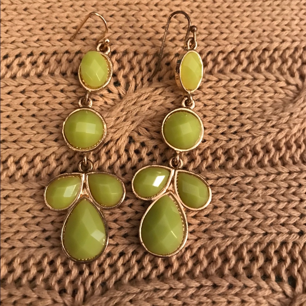 Green Earrings