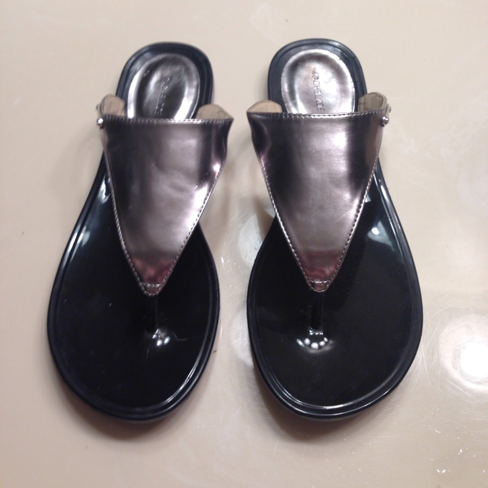 Rachel Zoe sandals size 8 silver
