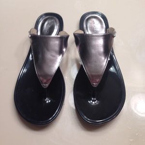 Rachel Zoe sandals size 8 silver
