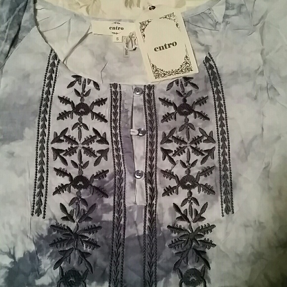 🆕!  Bell sleeve tie dye blouse - Picture 3 of 4