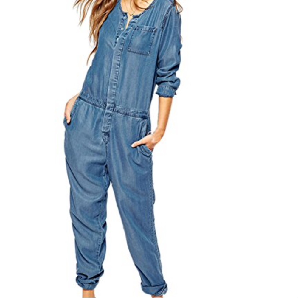 Denim jumpsuit