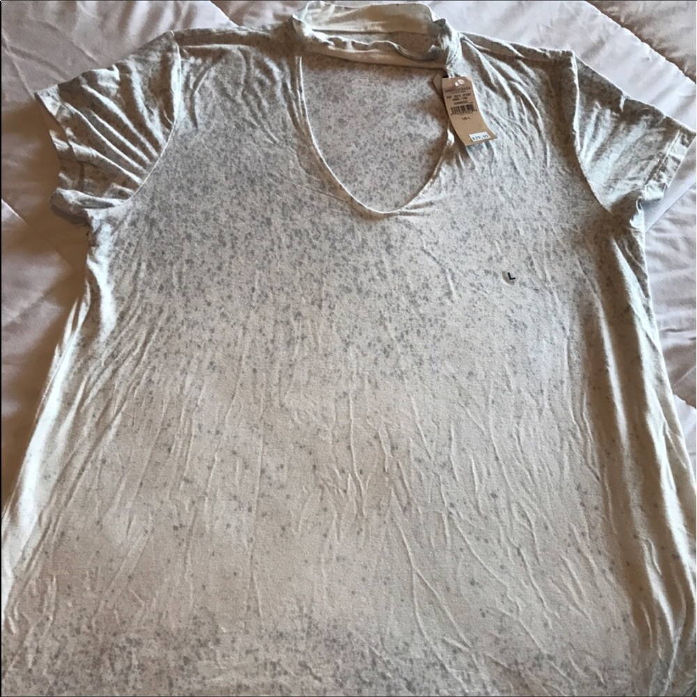 AE V NECK BNWT LG