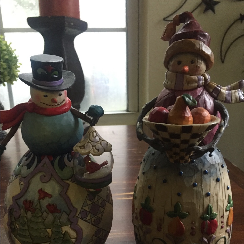 2 Jim shore snowmen ⛄️