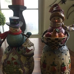 2 Jim shore snowmen ⛄️