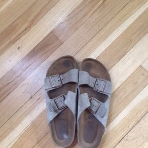 Birkenstocks Arizona, Taupe, Sz. 10