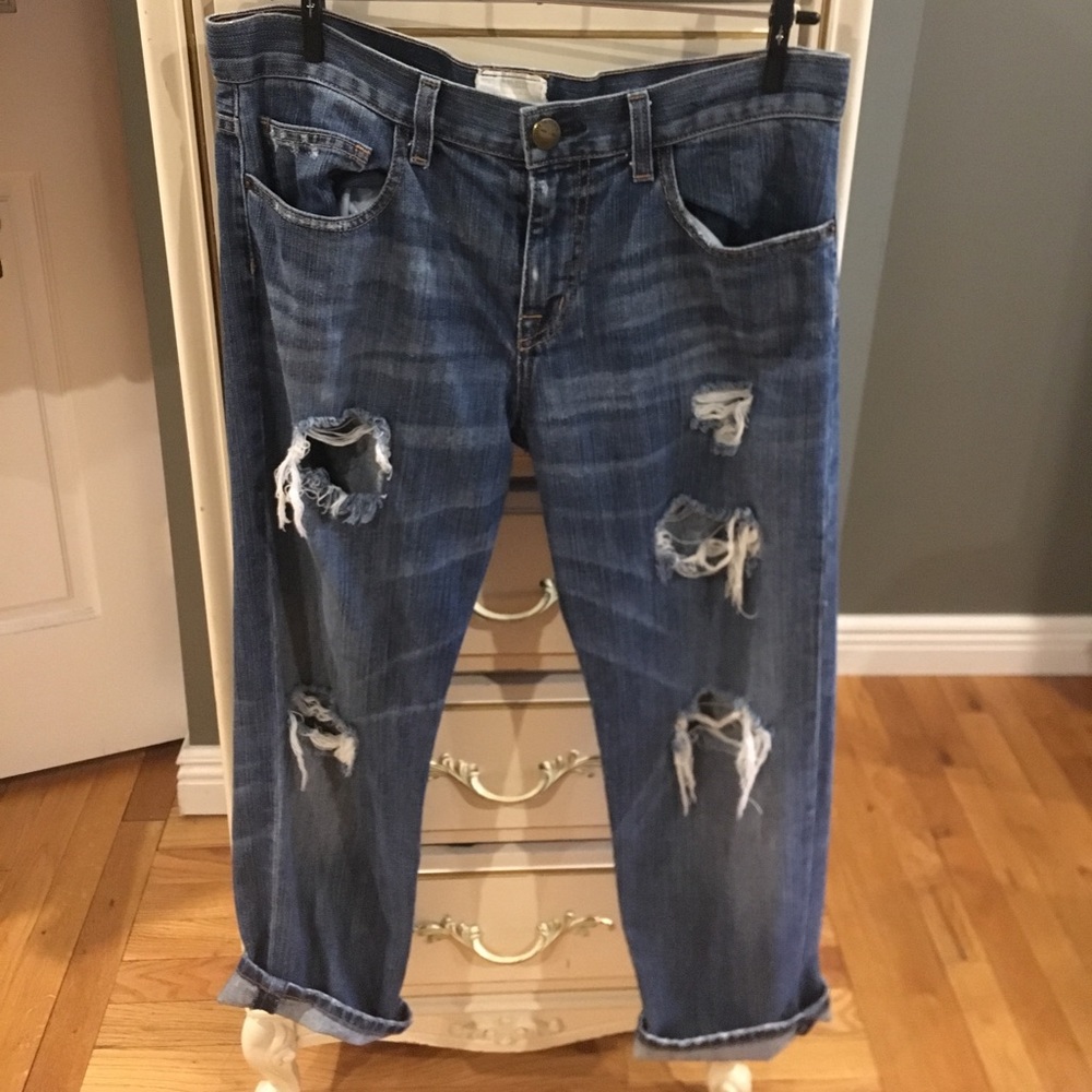 Current Elliot boyfriend jeans size 27