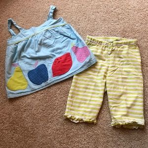 Mini Boden 2-3 years outfit (top and pants)