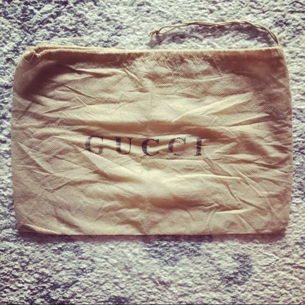 Vintage beige Gucci dust bag