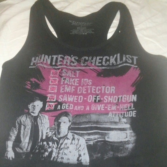 Supernatural| Hunter's Checklist| Tank Top - Picture 2 of 2