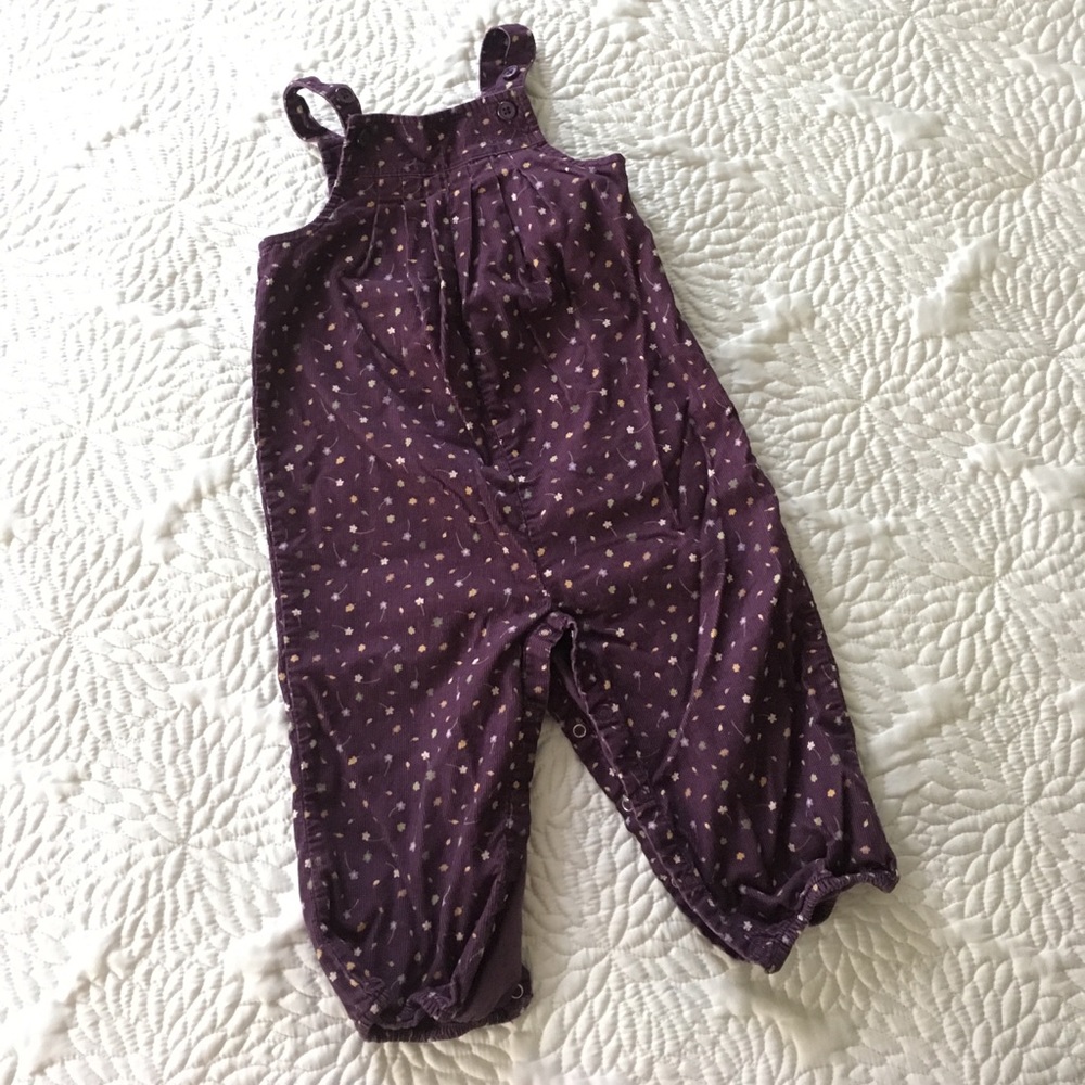 Girl's Plum Romper