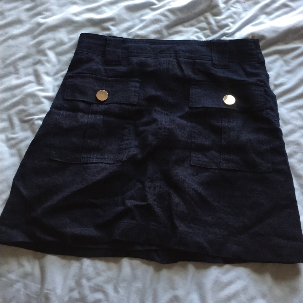 Navy skirt