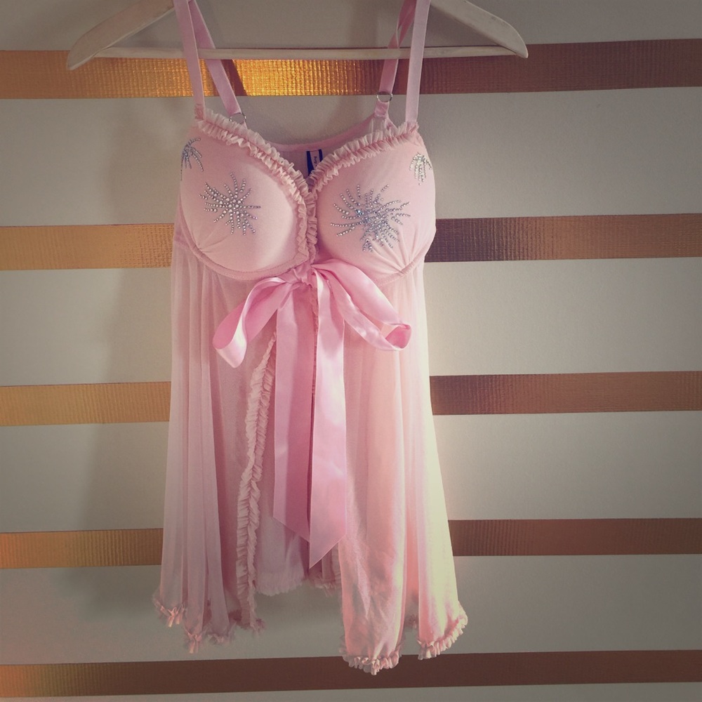 Victoria's Secret Starry Babydoll Push-up