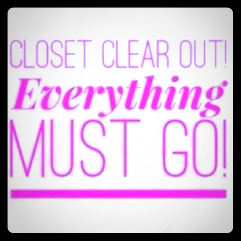 Closet clean out