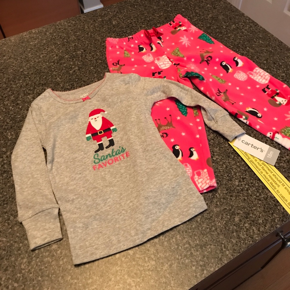 Carter's Santa's Favorite 18m PJ's