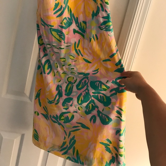 Lilly Pulitzer one shoulder dress size 4 - Picture 2 of 6